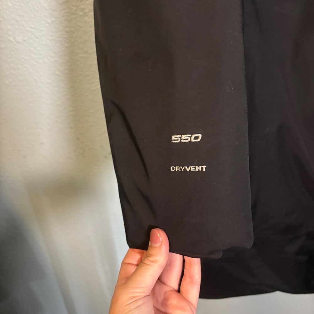 The North Face Womens Arctic Down Parka Black Faux Fur XXL 50 Dry Vent Winter - Picture 6 of 12